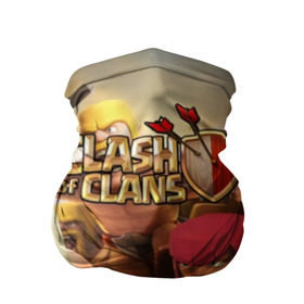 Бандана-труба 3D с принтом Clash of Clans в Тюмени, 100% полиэстер, ткань с особыми свойствами — Activecool | плотность 150‒180 г/м2; хорошо тянется, но сохраняет форму | base | clan wars | coc | hall | hog rider | royale | town | trap | база | гоблин | золото | клеш оф кленс | кок | крепость | кристаллы | трофей | эликсир