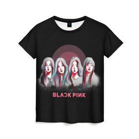 Женская футболка 3D с принтом BlackPink в Тюмени, 100% полиэфир ( синтетическое хлопкоподобное полотно) | прямой крой, круглый вырез горловины, длина до линии бедер | black | blackpink | chae | jennie | jisoo | k pop | kim | lalisa | lisa | manoban | park | pink | rose | young | дженни | джису | ён | ким | лалиса | лиса | манобан | пак | розэ | че