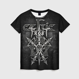Женская футболка 3D с принтом Celtic Frost в Тюмени, 100% полиэфир ( синтетическое хлопкоподобное полотно) | прямой крой, круглый вырез горловины, длина до линии бедер | black metal | celtic frost | death metal | блэк метал | глэм метал | готик метал | группы | дарк метал | дум метал | дэт метал | метал | музыка | рок | трэш метал