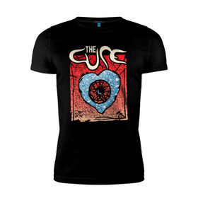 Мужская футболка премиум с принтом The Cure в Тюмени, 92% хлопок, 8% лайкра | приталенный силуэт, круглый вырез ворота, длина до линии бедра, короткий рукав | cure | robert james smith | the cure | готик рок | группы | музыка | постпанк | роберт смит | рок