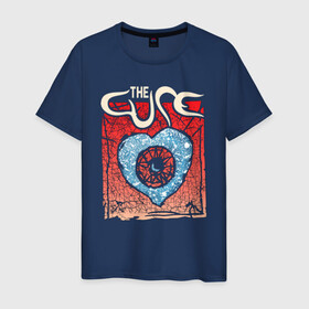 Мужская футболка хлопок с принтом The Cure в Тюмени, 100% хлопок | прямой крой, круглый вырез горловины, длина до линии бедер, слегка спущенное плечо. | cure | robert james smith | the cure | готик рок | группы | музыка | постпанк | роберт смит | рок