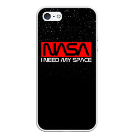 Чехол для iPhone 5/5S матовый с принтом NASA (НА СПИНЕ) в Тюмени, Силикон | Область печати: задняя сторона чехла, без боковых панелей | galaxy | nasa | space | space company | star | астрономия | галактика | звезды | космическая компания | космос | наса