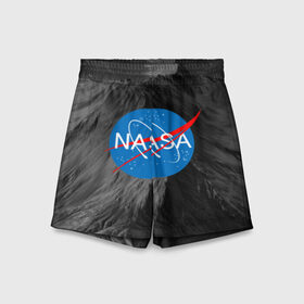 Детские спортивные шорты 3D с принтом NASA в Тюмени,  100% полиэстер
 | пояс оформлен широкой мягкой резинкой, ткань тянется
 | galaxy | nasa | space | space company | star | астрономия | галактика | звезды | космическая компания | космос | наса