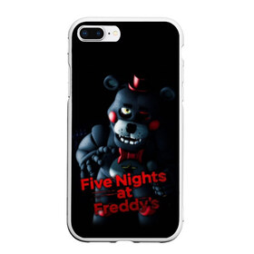 Чехол для iPhone 7Plus/8 Plus матовый с принтом Five Nights At Freddys в Тюмени, Силикон | Область печати: задняя сторона чехла, без боковых панелей | five nights at freddys | foxy | аниматроники | игра | компьютерная игра | робот | фокси | фредди | фреди | чика