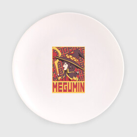 Тарелка с принтом Megumin плакат в профиль в Тюмени, фарфор | диаметр - 210 мм
диаметр для нанесения принта - 120 мм | Тематика изображения на принте: anime | konosuba | manga | megumin | аниме | коносуба | манга | мэгумин