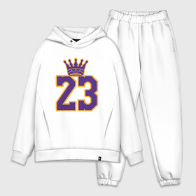 Мужской костюм хлопок OVERSIZE с принтом King James в Тюмени,  |  | 23 | bryant | cleveland | coach | heat | james | johnson | king | kobe | lakers | lebron | los angeles | magic | miami | nba | player | sport | team | баскетбол | борода | брайант | джеймс | джонсон | игрок | калифорния | коби | король | корона 