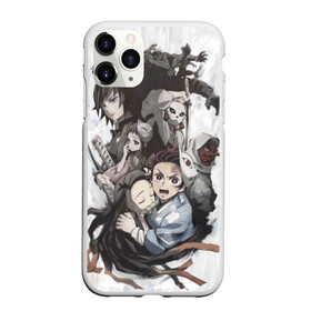 Чехол для iPhone 11 Pro матовый с принтом Kimetsu no Yaiba в Тюмени, Силикон |  | blade | blade of demon | demon | demon slayer | kimetsu | kimetsu no yaiba | slayer | yaiba | клинок | клинок рассекающий демонов | рассекающий демонов