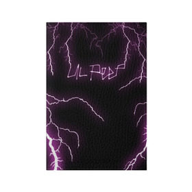 Обложка для паспорта матовая кожа с принтом LIL PEEP в Тюмени, натуральная матовая кожа | размер 19,3 х 13,7 см; прозрачные пластиковые крепления | Тематика изображения на принте: lil peep | lil prince | logo | music | pink | rap | thunder | зарубежная музыка | зарубежные | лил пип | лого | маленький принц | молнии | музыка | реп | розовый