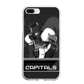 Чехол для iPhone 7Plus/8 Plus матовый с принтом Washington Capitals в Тюмени, Силикон | Область печати: задняя сторона чехла, без боковых панелей | capitals | hokkey | nhl | ovechkin | washington | александр | вашингтон | кэпиталз | кэпиталс | овечкин | хоккеист | хоккей