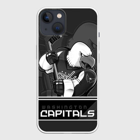 Чехол для iPhone 13 с принтом Washington Capitals в Тюмени,  |  | capitals | hokkey | nhl | ovechkin | washington | александр | вашингтон | кэпиталз | кэпиталс | овечкин | хоккеист | хоккей