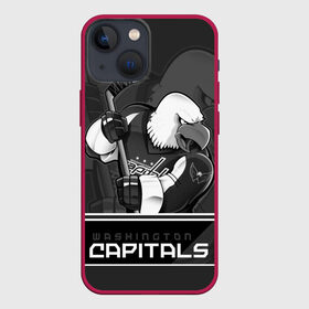 Чехол для iPhone 13 mini с принтом Washington Capitals в Тюмени,  |  | capitals | hokkey | nhl | ovechkin | washington | александр | вашингтон | кэпиталз | кэпиталс | овечкин | хоккеист | хоккей