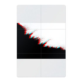 Магнитный плакат 2Х3 с принтом КРАСКА И НИЧЕГО ЛИШНЕГО в Тюмени, Полимерный материал с магнитным слоем | 6 деталей размером 9*9 см | Тематика изображения на принте: abstract | colors | glitch | lines | paints | pattern | stripes | texture | абстракция | глитч | краски | полосы | узор