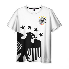 Мужская футболка 3D с принтом Сборная Германии в Тюмени, 100% полиэфир | прямой крой, круглый вырез горловины, длина до линии бедер | deutsche | deutschland | die mannschaft | germany | германия | немецкая сборная | сборная | сборная гемании по футболу | сборная германии | форма | футбол