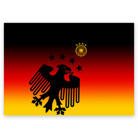Поздравительная открытка с принтом Сборная Германии в Тюмени, 100% бумага | плотность бумаги 280 г/м2, матовая, на обратной стороне линовка и место для марки
 | Тематика изображения на принте: deutsche | deutschland | die mannschaft | germany | германия | немецкая сборная | сборная | сборная гемании по футболу | сборная германии | форма | футбол
