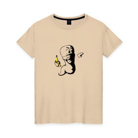 Женская футболка хлопок с принтом Worms в Тюмени, 100% хлопок | прямой крой, круглый вырез горловины, длина до линии бедер, слегка спущенное плечо | dos | банан | бэнкси | война | граната | граффити | игра | ретро | червяк | червячки | червячок