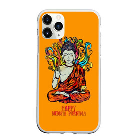 Чехол для iPhone 11 Pro матовый с принтом Happy Buddha Purnima в Тюмени, Силикон |  | buddha | golden | happy | indian | kesa | lotus | monk | orange | ornament | pattern | pose | religion | shakyamuni | spiritual | te | будда | буддизм | духовный | золотой | индийский | кашая | кэса | лотос | оранжевый | орнамент | основатель | по