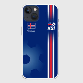 Чехол для iPhone 13 с принтом Сборная Исландии в Тюмени,  |  | iceland | iseland | исландия | сборная | сборная исландии | сборная исландии по футболу | сборные | форма | футбол | чемпионат мира по футболу