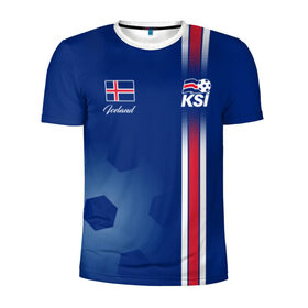 Мужская футболка 3D спортивная с принтом Сборная Исландии в Тюмени, 100% полиэстер с улучшенными характеристиками | приталенный силуэт, круглая горловина, широкие плечи, сужается к линии бедра | iceland | iseland | исландия | сборная | сборная исландии | сборная исландии по футболу | сборные | форма | футбол | чемпионат мира по футболу