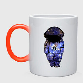 Кружка хамелеон с принтом космос в Тюмени, керамика | меняет цвет при нагревании, емкость 330 мл | астрономия | вселенная | галактика | графика | звезды | инопланетяне | космос | нло