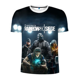 Мужская футболка 3D спортивная с принтом Tom Clancy’s Rainbow Six Siege в Тюмени, 100% полиэстер с улучшенными характеристиками | приталенный силуэт, круглая горловина, широкие плечи, сужается к линии бедра | Тематика изображения на принте: 6 | 9 | ash | castle | clancy’s | doc | fbi | gamer | gign | gsg | montagne | rainbow | rook | sas | shooter | siege | six | swat | thermite | tom | twitch | ubisoft | осада | радуга | спецназ | шутер