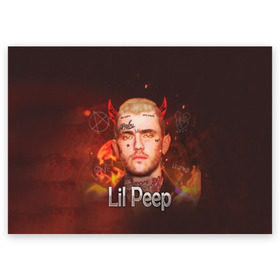 Поздравительная открытка с принтом Lil Peep в Тюмени, 100% бумага | плотность бумаги 280 г/м2, матовая, на обратной стороне линовка и место для марки
 | awful things | gustav | lil peep | густав ор | клауд | клауд рэп | лил | лили | певец | пееп | пеп | пип | пост эмо | реп | репер | рэп | рэпер | трэп | хип | хип хоп | хоп | эмо трэп