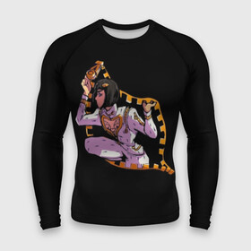 Мужской рашгард 3D с принтом JoJo Bizarre Adventure в Тюмени,  |  | anime | aureo | jojo | jojos | jojos bizarre adventure | vento | боевик | джоджо | иероглиф | манга | приключения | стиль | ужасы | фэнтези | япония