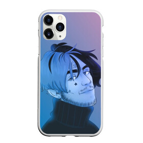 Чехол для iPhone 11 Pro Max матовый с принтом Lil Peep Colors в Тюмени, Силикон |  | Тематика изображения на принте: lil peep | rap | лил пип | рэп