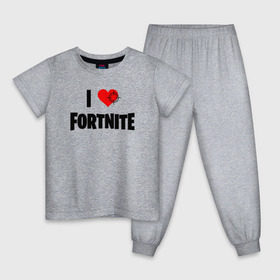 Детская пижама хлопок с принтом Фортнайт в Тюмени, 100% хлопок |  брюки и футболка прямого кроя, без карманов, на брюках мягкая резинка на поясе и по низу штанин
 | battle royale | fortnite | fortnite game | fortnite gaming | фортнайт | я люблю фортнайт