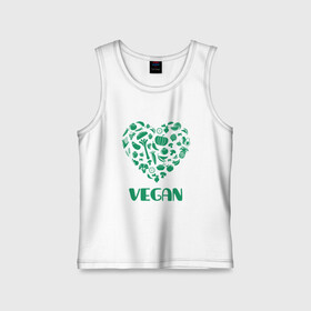 Детская майка хлопок с принтом Vegan в Тюмени,  |  | earth | green | greenpaece | nature | sport | vegan | world | yoga | веган | вегетарианец | гринпис | дерево | еда | животные | жизнь | здоровье | зеленый | йога | лес | любовь | мир | овощи | пища | планета | природа | растение