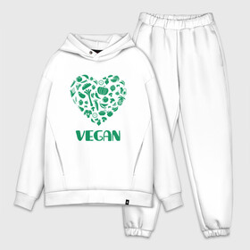 Мужской костюм хлопок OVERSIZE с принтом Vegan в Тюмени,  |  | earth | green | greenpaece | nature | sport | vegan | world | yoga | веган | вегетарианец | гринпис | дерево | еда | животные | жизнь | здоровье | зеленый | йога | лес | любовь | мир | овощи | пища | планета | природа | растение