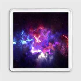 Магнит 55*55 с принтом Космос в Тюмени, Пластик | Размер: 65*65 мм; Размер печати: 55*55 мм | galaxy | nebula | space | star | абстракция | вселенная | галактика | звезда | звезды | космический | планеты