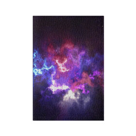 Обложка для паспорта матовая кожа с принтом Космос в Тюмени, натуральная матовая кожа | размер 19,3 х 13,7 см; прозрачные пластиковые крепления | galaxy | nebula | space | star | абстракция | вселенная | галактика | звезда | звезды | космический | планеты