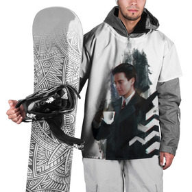 Накидка на куртку 3D с принтом Twin Peaks в Тюмени, 100% полиэстер |  | Тематика изображения на принте: twin peaks | агент купер | девид линч | дейл | лора палмер | огонь иди за мной | одри хорн | совы не то чем кажутся | твин пикс
