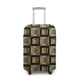 Чехол для чемодана 3D с принтом gold в Тюмени, 86% полиэфир, 14% спандекс | двустороннее нанесение принта, прорези для ручек и колес | fashion | luxury | texture | дорогая | дорогой | золото | люкс | паттерн | роскошь | серебро | стиль | стильная | текстура