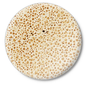 Значок с принтом Блин в Тюмени,  металл | круглая форма, металлическая застежка в виде булавки | блин | блины | жареный | лаваш | текстура | фон | хлеб