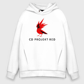 Мужское худи Oversize хлопок с принтом CD RPOJECT RED в Тюмени, френч-терри — 70% хлопок, 30% полиэстер. Мягкий теплый начес внутри —100% хлопок | боковые карманы, эластичные манжеты и нижняя кромка, капюшон на магнитной кнопке | Тематика изображения на принте: 2019 | cd project red | cyberpunk 2077 | future | hack | night city | samurai | sci fi | андроиды | безумие | будущее | киберпанк 2077 | логотип | роботы | самураи | фантастика | цифры