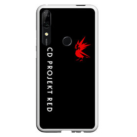 Чехол для Honor P Smart Z с принтом CD RPOJECT RED в Тюмени, Силикон | Область печати: задняя сторона чехла, без боковых панелей | 2019 | cd project red | cyberpunk 2077 | future | hack | night city | samurai | sci fi | андроиды | безумие | будущее | киберпанк 2077 | логотип | роботы | самураи | фантастика | цифры