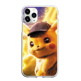 Чехол для iPhone 11 Pro Max матовый с принтом Детектив Пикачу в Тюмени, Силикон |  | detective pikachu | pikachu | pokemon | детектив пикачу | пика | покемон