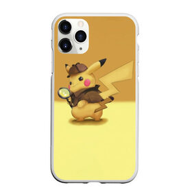 Чехол для iPhone 11 Pro Max матовый с принтом Пикачу Детектив в Тюмени, Силикон |  | detective pikachu | pikachu | pokemon | детектив пикачу | пика | покемон