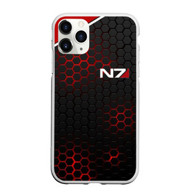 Чехол для iPhone 11 Pro Max матовый с принтом MASS EFFECT N7 в Тюмени, Силикон |  | n7 | texture | броня | костюм | масс эффект | н7 | соты | стальная броня | стальные соты | текстура | шепард