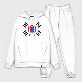 Мужской костюм хлопок OVERSIZE с принтом BTS KOREA в Тюмени,  |  | bangtan boys | bt21 | bts | bts army | bts stickers | j hope | jimin | jin | jungkook | k pop | korea | rap monster | rapmon | suga | v | бтс | корея | стикеры bts