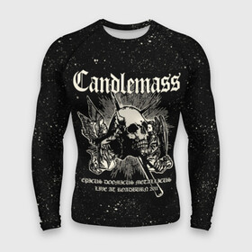 Мужской рашгард 3D с принтом Candlemass в Тюмени,  |  | Тематика изображения на принте: doom | metal | группы | дум | дум метал | метал | музыка | рок