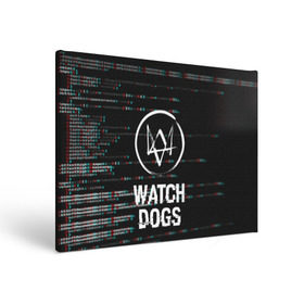 Холст прямоугольный с принтом WATCH DOGS в Тюмени, 100% ПВХ |  | action | ct os | ded sec | fox | game | gamer | glitch | hacker | player | watch dogs | watch dogs 2 | глитч | знак лиса | игра | компьютерная игра | маркус | хакер