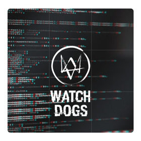 Магнитный плакат 3Х3 с принтом WATCH DOGS в Тюмени, Полимерный материал с магнитным слоем | 9 деталей размером 9*9 см | action | ct os | ded sec | fox | game | gamer | glitch | hacker | player | watch dogs | watch dogs 2 | глитч | знак лиса | игра | компьютерная игра | маркус | хакер