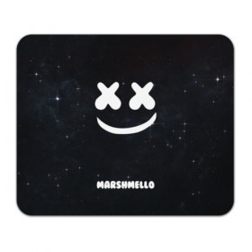 Коврик для мышки прямоугольный с принтом Marshmello Cosmos в Тюмени, натуральный каучук | размер 230 х 185 мм; запечатка лицевой стороны | Тематика изображения на принте: dj | marshmello | usa | америка | клубная музыка | мармело | маршмелло | маршмеллоу | музыка | музыкант