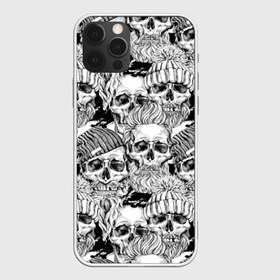 Чехол для iPhone 12 Pro Max с принтом Human skulls в Тюмени, Силикон |  | beard | death | fashionable | hairstyle | hat | hipster | human | knitted | men | mustache | skull | street | style | symbol | борода | вязаная | модная | мужчины | прическа | символ | стиль | уличный | усы | хипстер | человеческие | черепа | шап