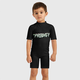 Детский купальный костюм 3D с принтом The Prodigy в Тюмени, Полиэстер 85%, Спандекс 15% | застежка на молнии на спине | album | art | break | dance | logo | music | prodigy | брейк | граффити | группа | заставка | лого | логотип | музыка | муравей | продиджи