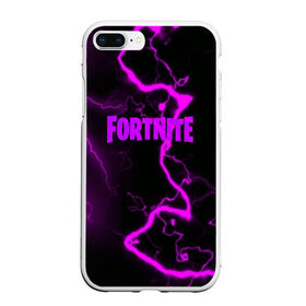 Чехол для iPhone 7Plus/8 Plus матовый с принтом FORTNITE в Тюмени, Силикон | Область печати: задняя сторона чехла, без боковых панелей | Тематика изображения на принте: battle royale | fortnite | fortnite battle royale | futuresynth | game | outrun | retrowave | synth | synthwave | игры | ретровейв | синтвейв | фортнайт