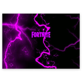 Поздравительная открытка с принтом FORTNITE в Тюмени, 100% бумага | плотность бумаги 280 г/м2, матовая, на обратной стороне линовка и место для марки
 | battle royale | fortnite | fortnite battle royale | futuresynth | game | outrun | retrowave | synth | synthwave | игры | ретровейв | синтвейв | фортнайт