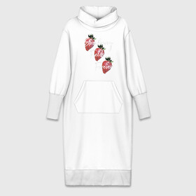 Платье удлиненное хлопок с принтом Strawberry Fields в Тюмени,  |  | beatles | forever | strawberry | the beatles | битлз | джон леннон | леннон | форевер | ягода
